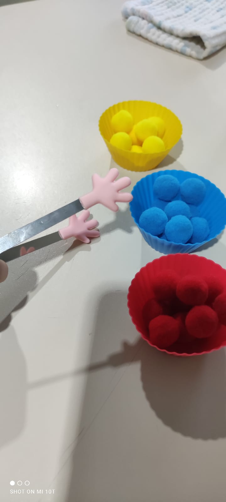 Experiência de aprendizagem com materiais pedagógicos